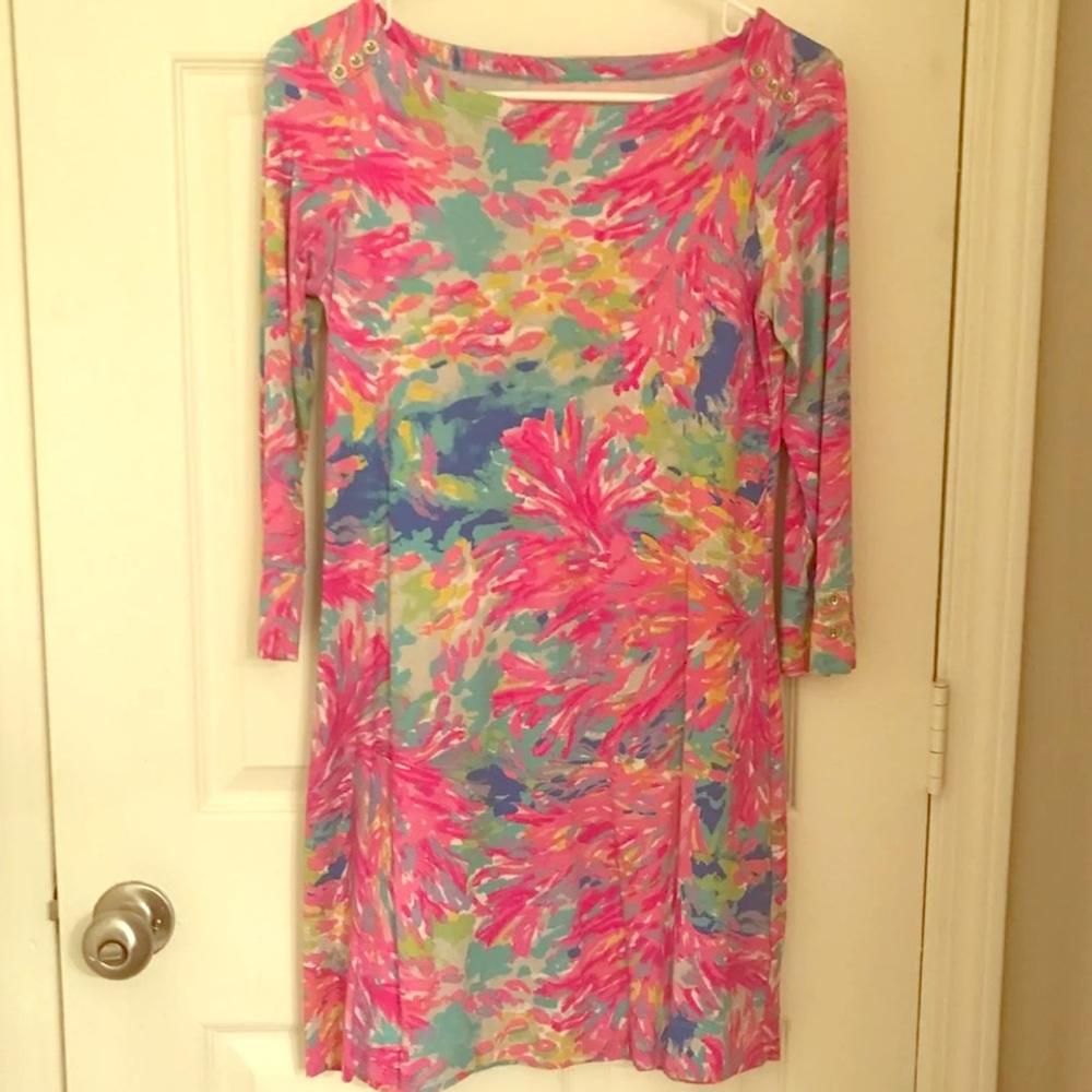 Lilly Pulitzer Sophie Dress in Palm Beach Coral